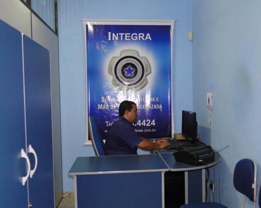 Recepção de edifício residencial